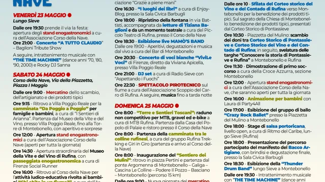 Corso della Nave - Programma