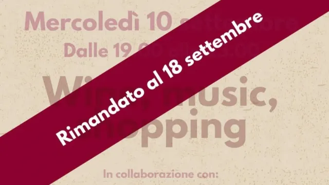 Manifestazione rinviata