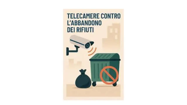 Telecamere contro l'abbandono dei rifiuti