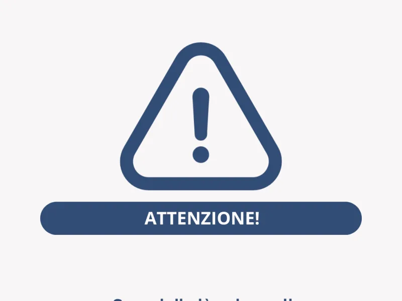 Attenzione ordinanza